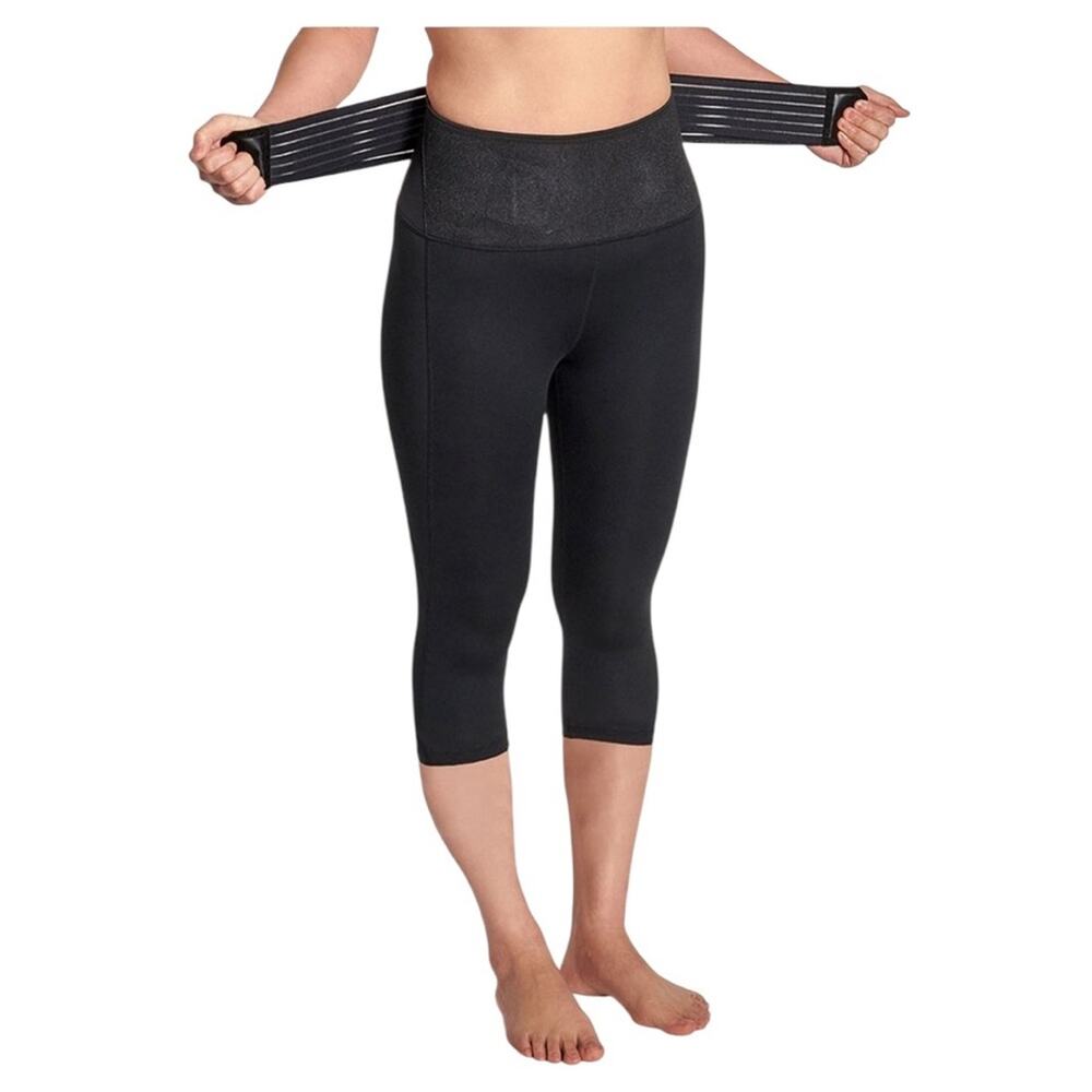 NWT Tommie Copper Lower Back Support Leggings with Adjustable Straps - Size 2X - Picture 2 of 13